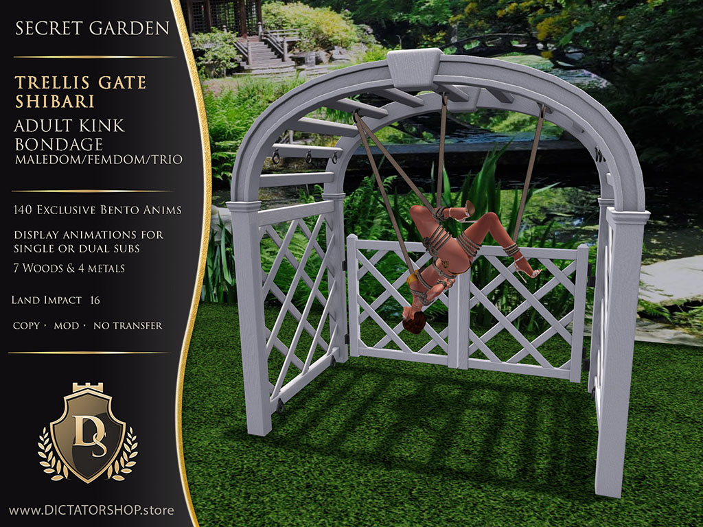 Secret Garden - Trellis Gate Shibari AK Bondage