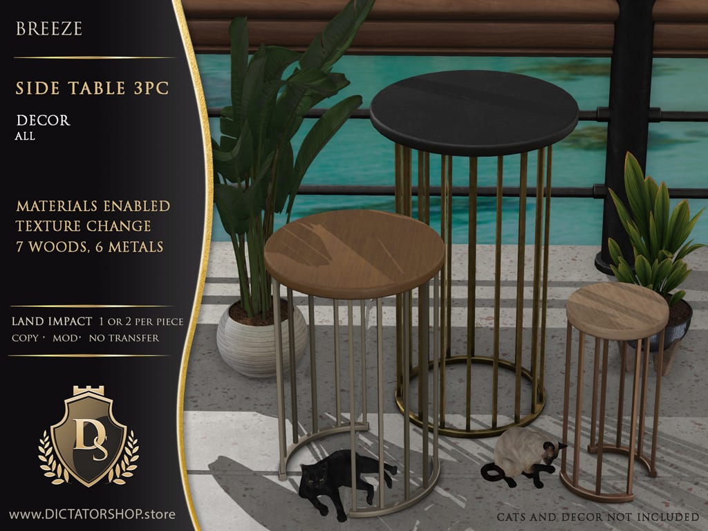 Breeze - Side Table 3pc Set