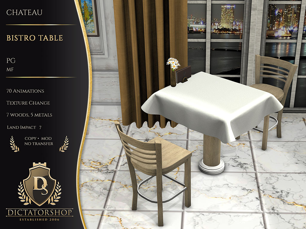 Chateau - Bistro Table
