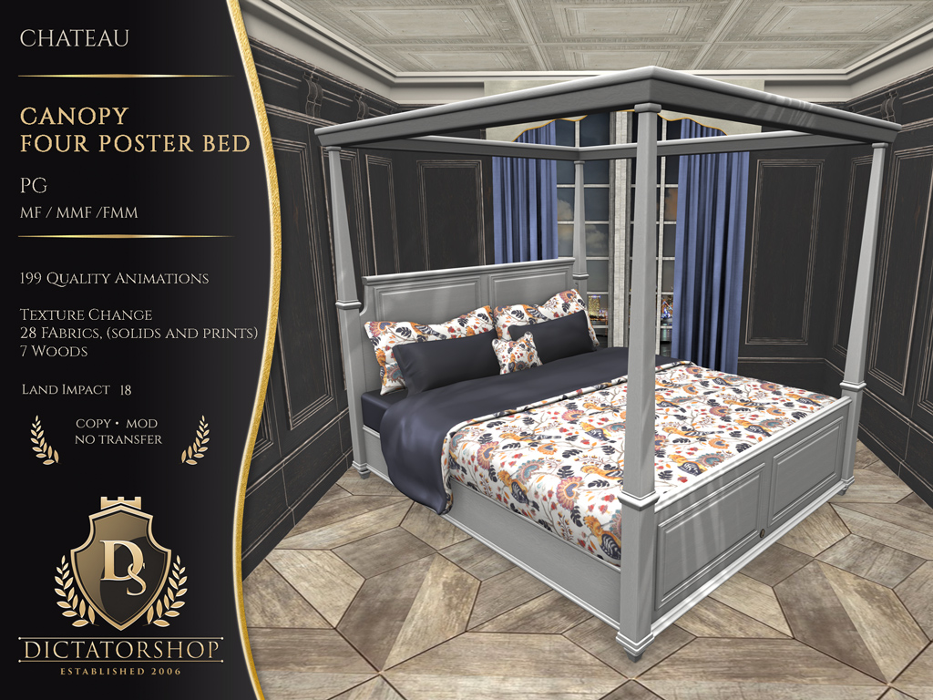 Chateau - Canopy Four Poster Bed