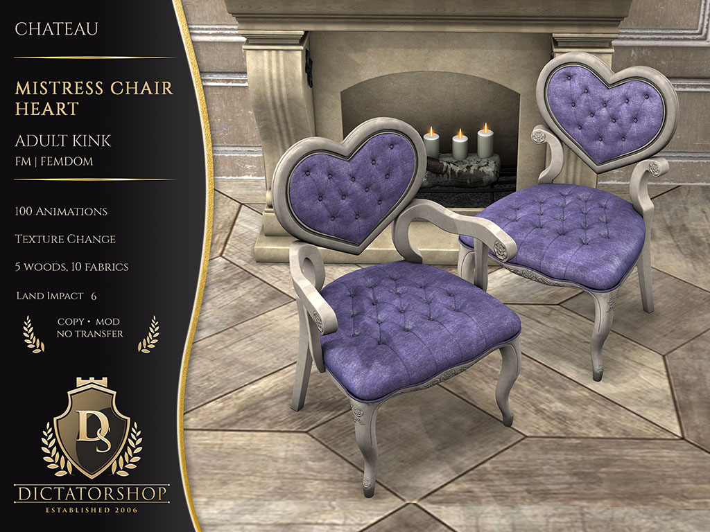 Chateau - Mistress Chair Heart Fatpack