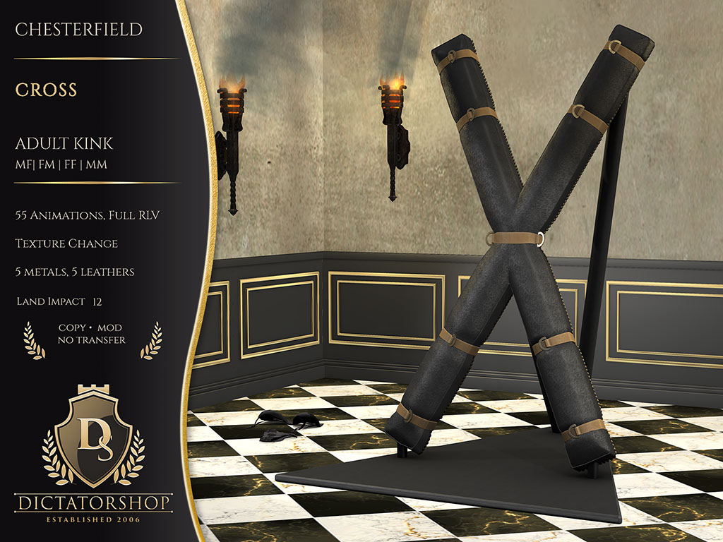 Chesterfield - Cross OMNI AK Bondage