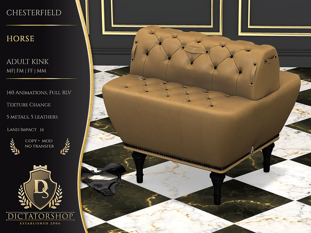 Chesterfield - Horse OMNI AK Bondage