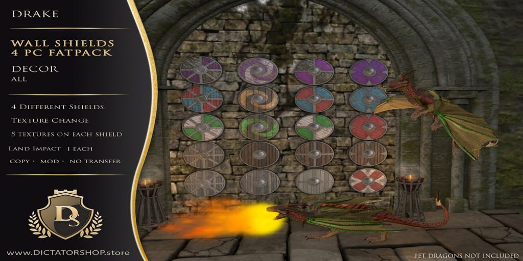 Drake - Wall Shields 4 Pc Fatpack