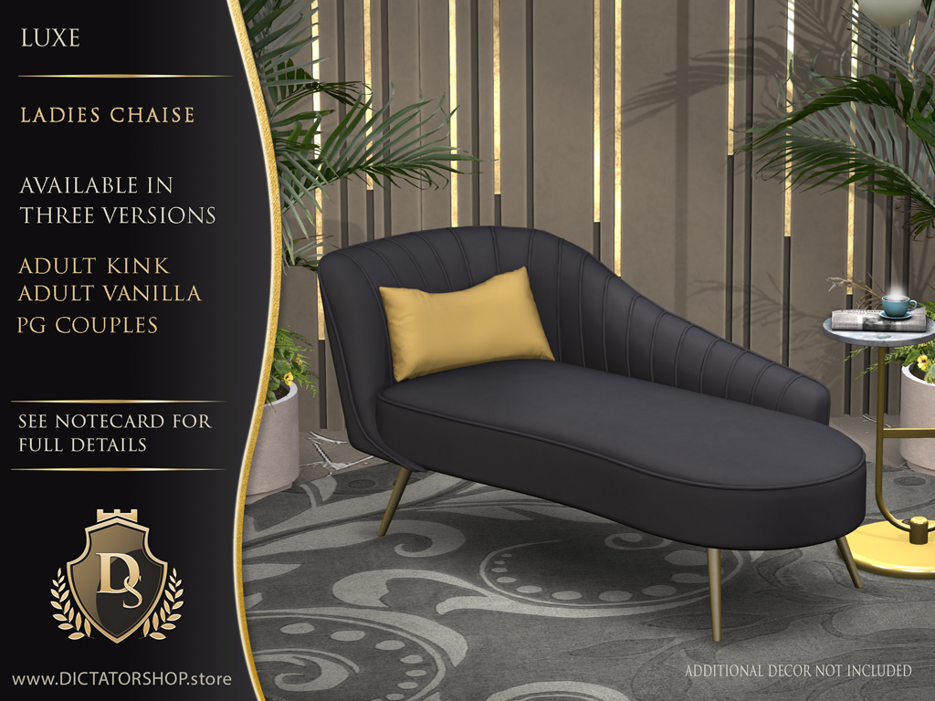 Luxe - Ladies Chaise AK Femdom