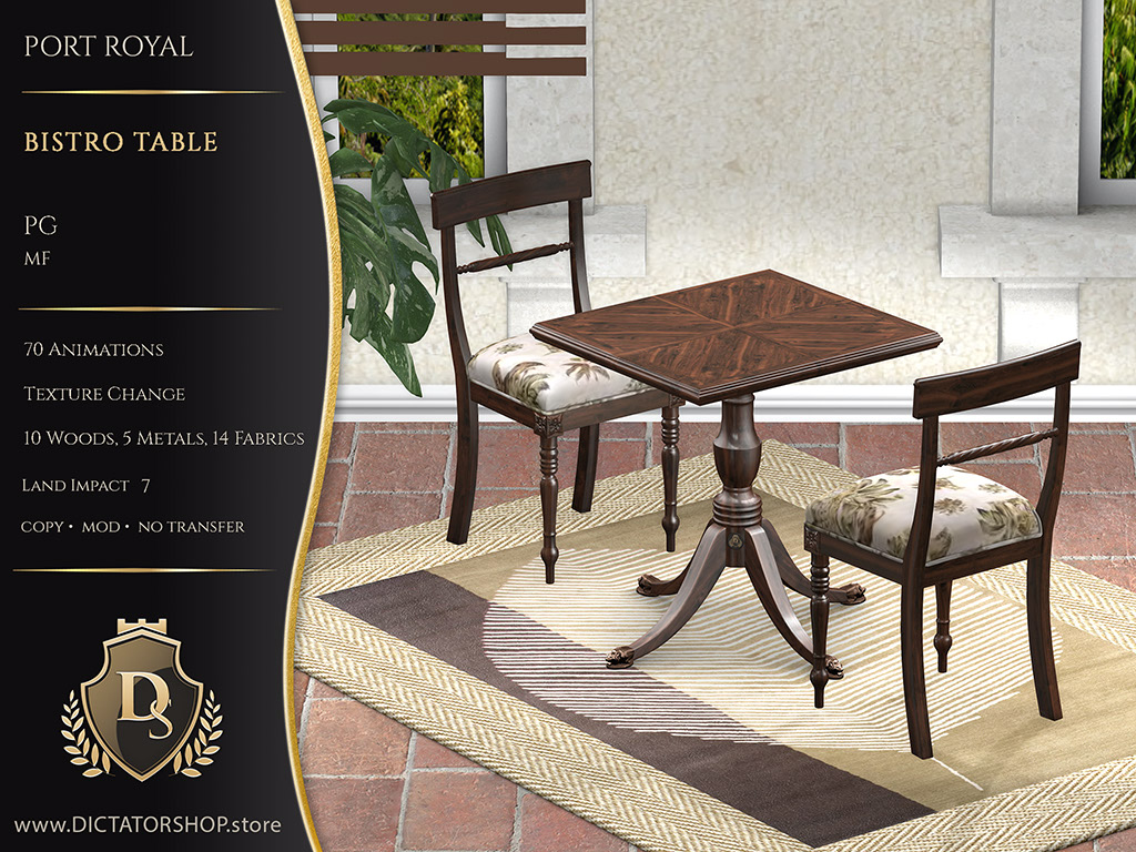 Port Royal - Bistro Table