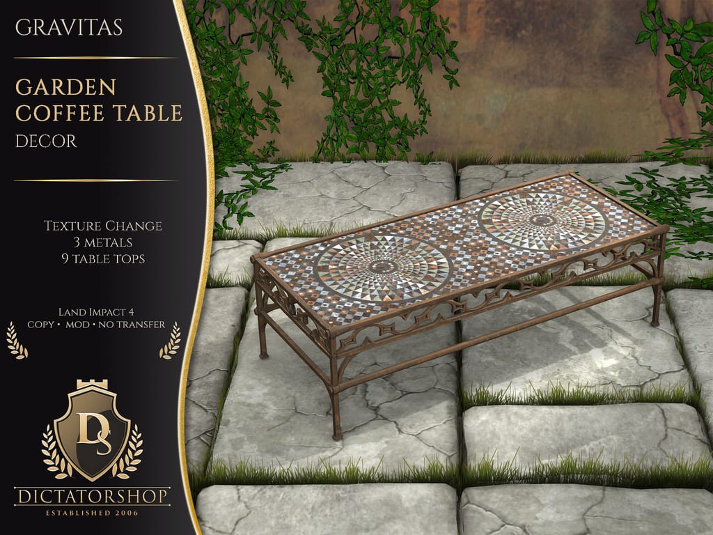 Gravitas - Garden Coffee Table