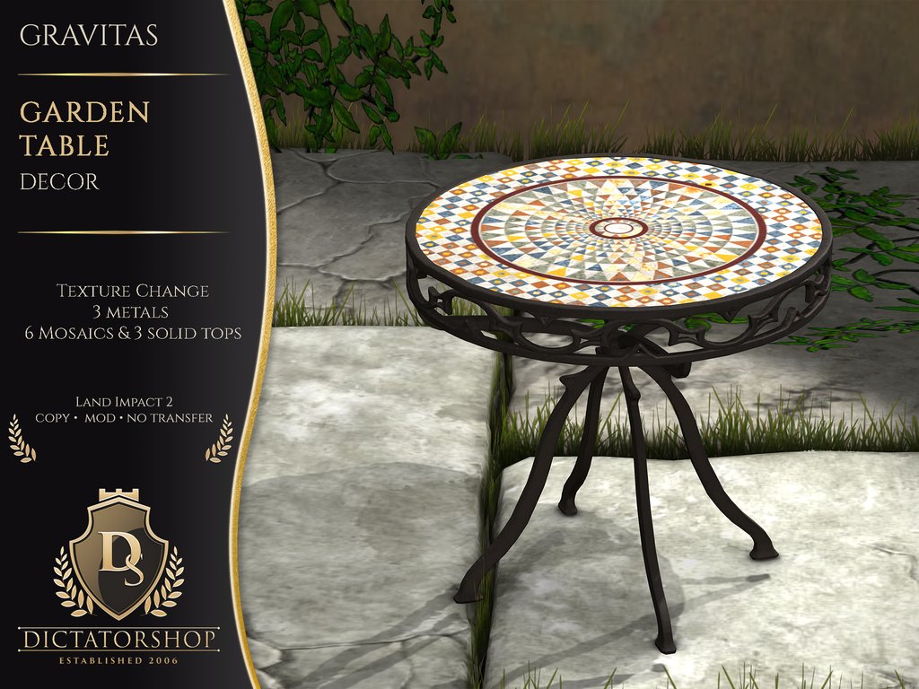 Gravitas - Side Table Round