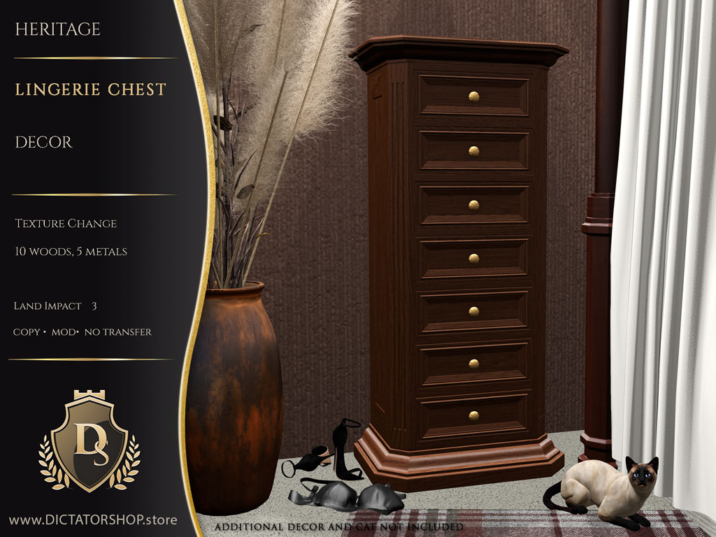 Heritage - Lingerie Chest