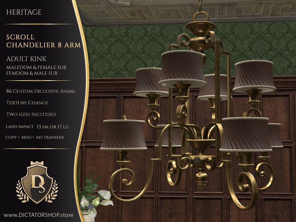Heritage - Scroll Chandelier