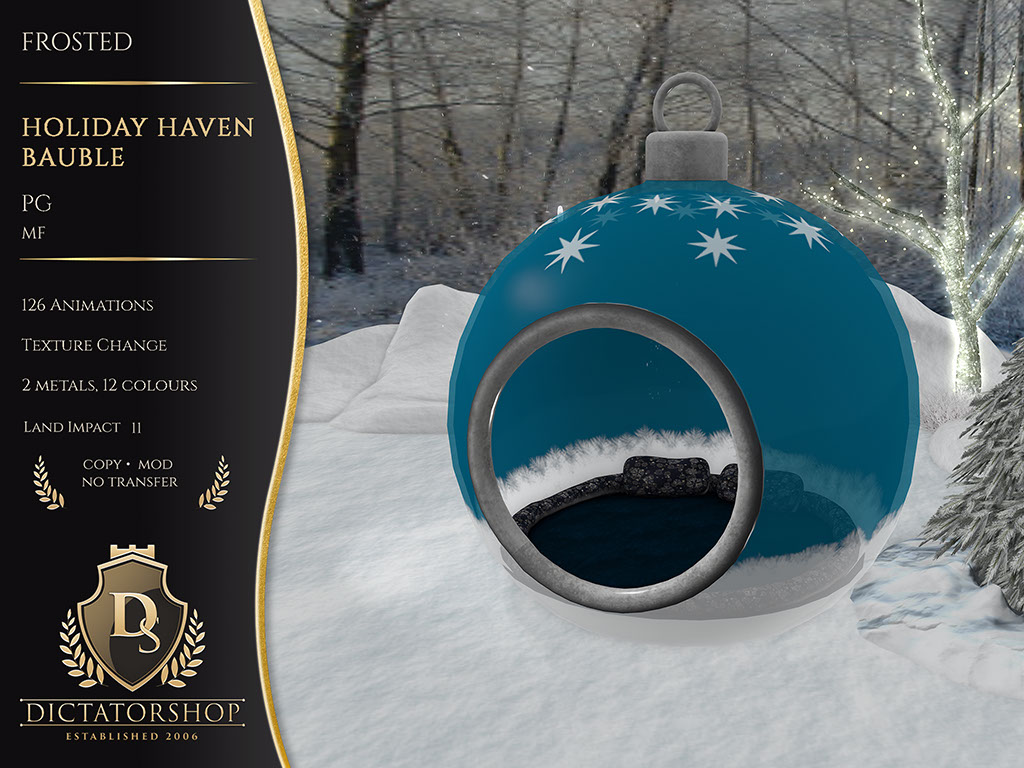 Frosted - Holiday Haven Bauble