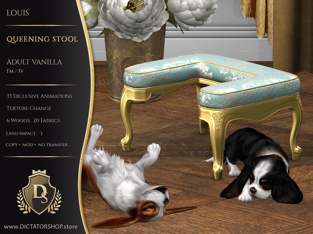 Louis - Queening Stool