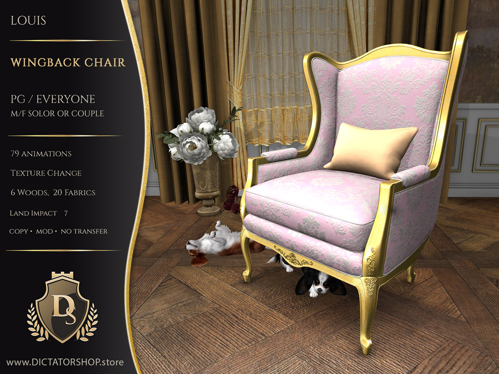Louis - Wingback Chair
