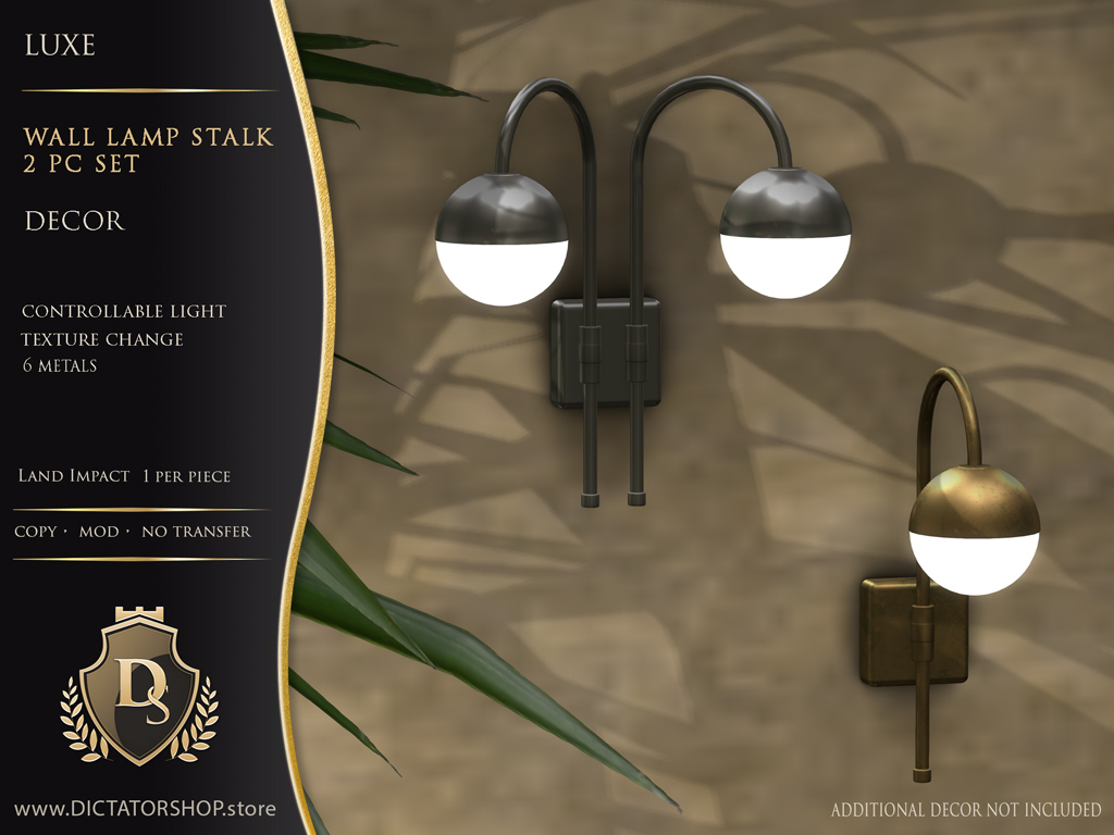 Luxe - Wall Lamp 2pc Set