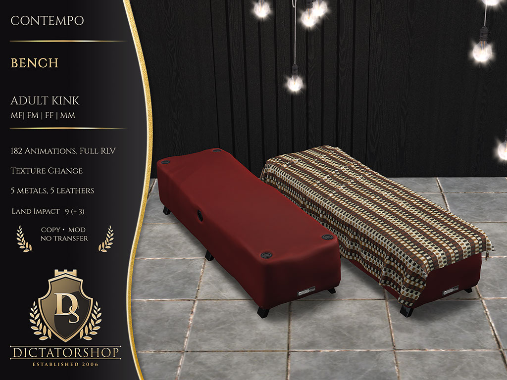 Contempo - Bench OMNI AK Bondage