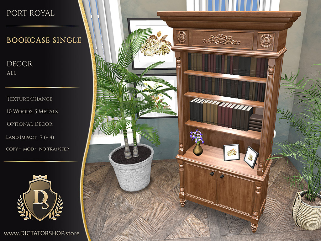 Port Royal - Bookcase Single