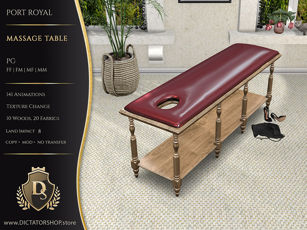 Port Royal - Massage Table OMNI