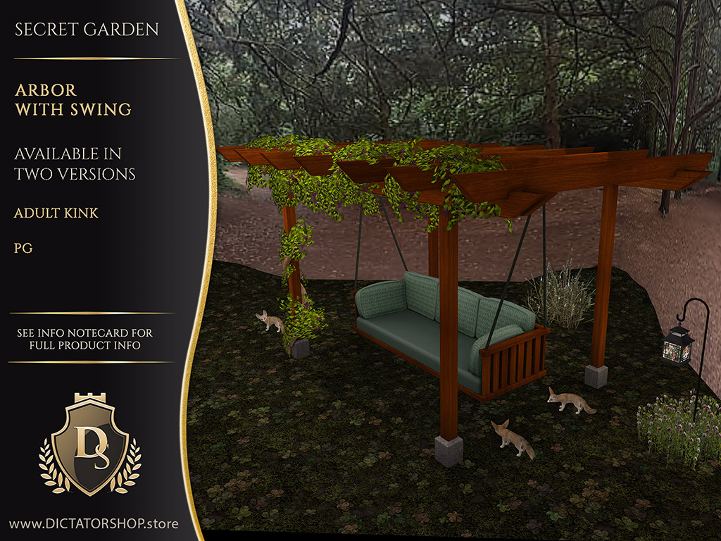 Secret Garden - Arbor With Swing