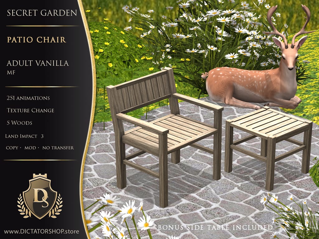 Secret Garden - Patio Chair