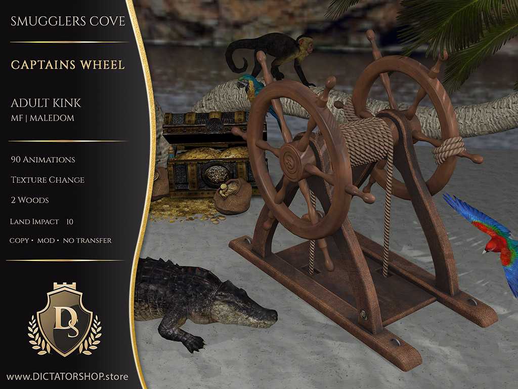 Smugglers Cove - Captains Wheel Maledom