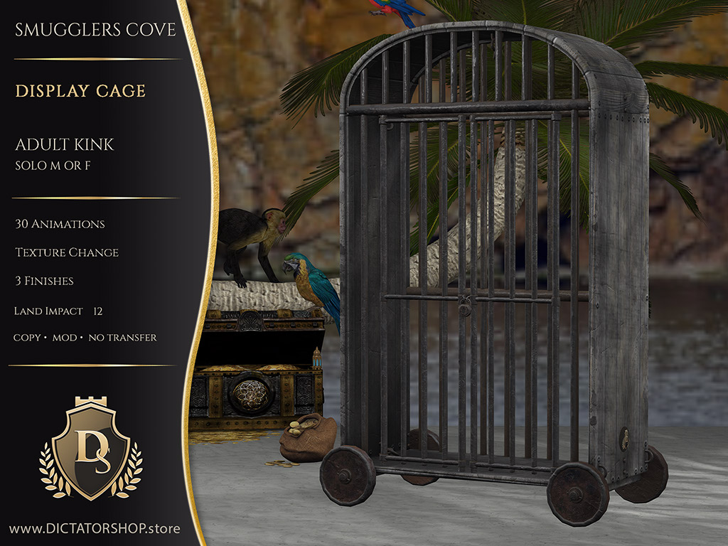 Smugglers Cove - Display Cage SS OMNI