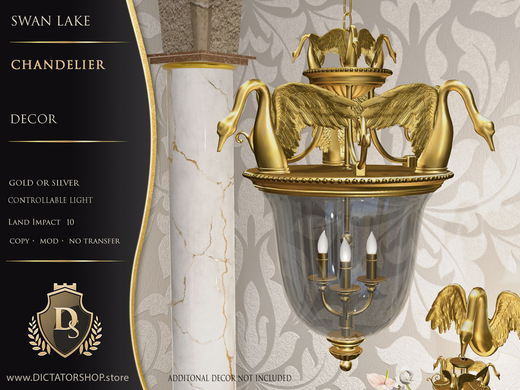 Swan Lake - Chandelier Large