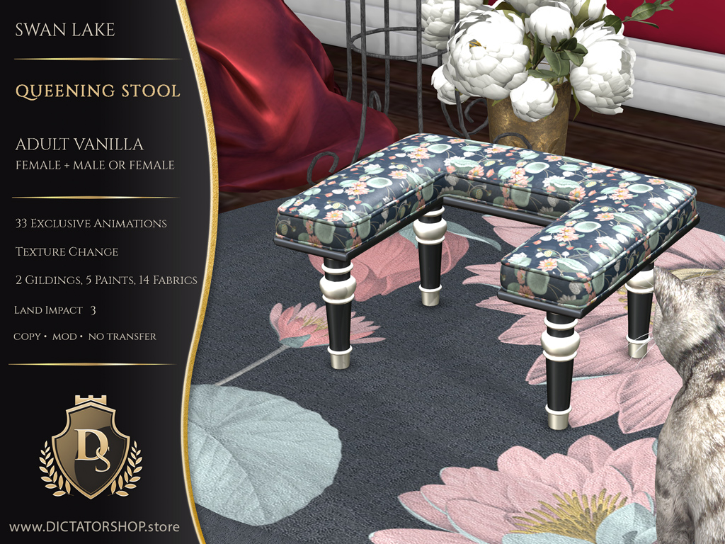 Swan Lake - Queening Stool