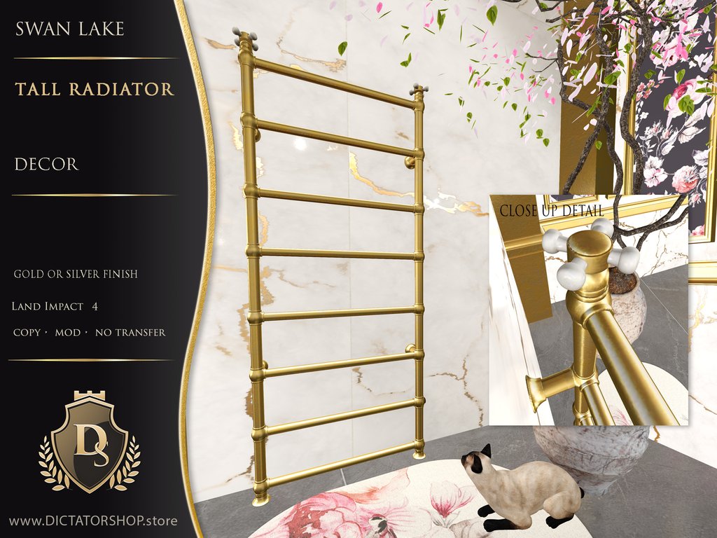 Swan Lake - Tall Radiator DECOR