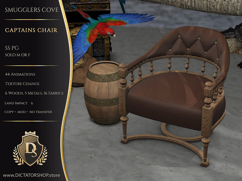 Smugglers Cove - Captains Chair SS