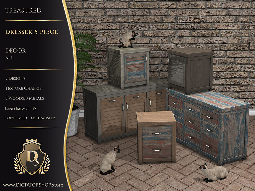Treasured - Dresser 5 Piece Fatpack