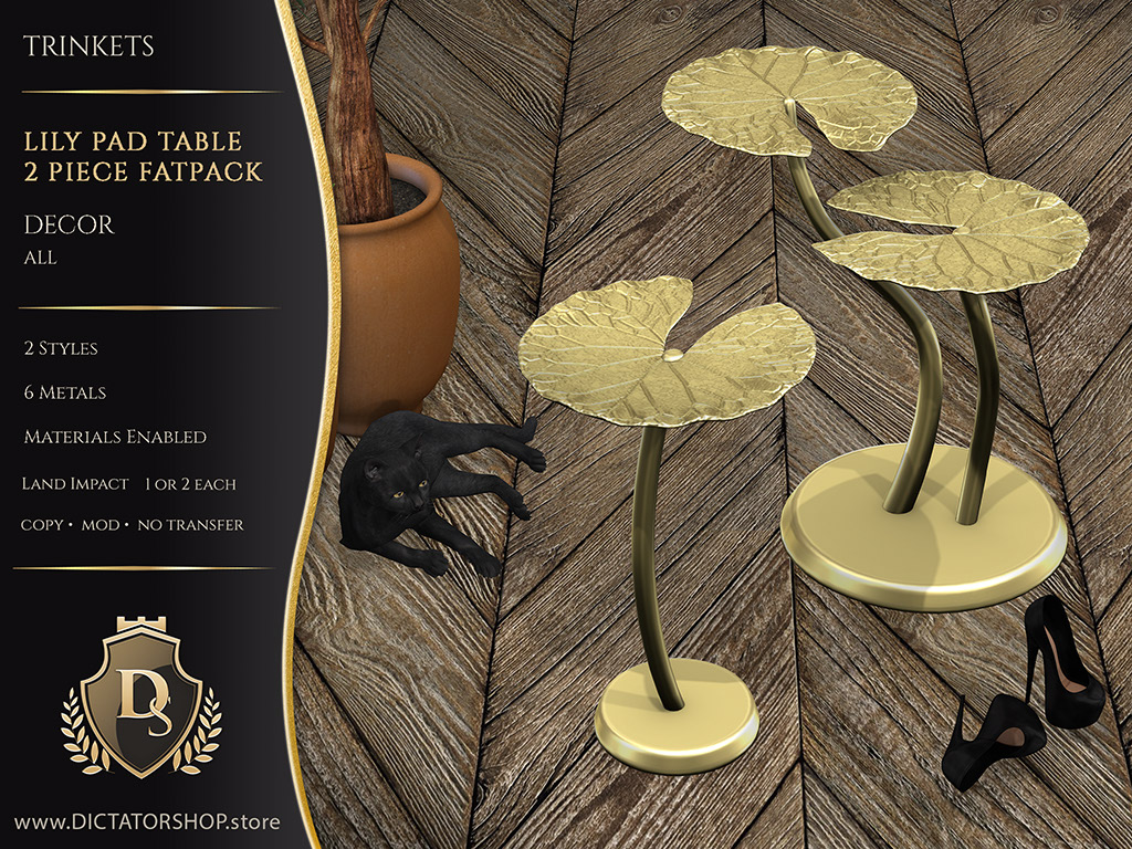 Trinkets - Lily Pad Table 2 Piece Fatpack