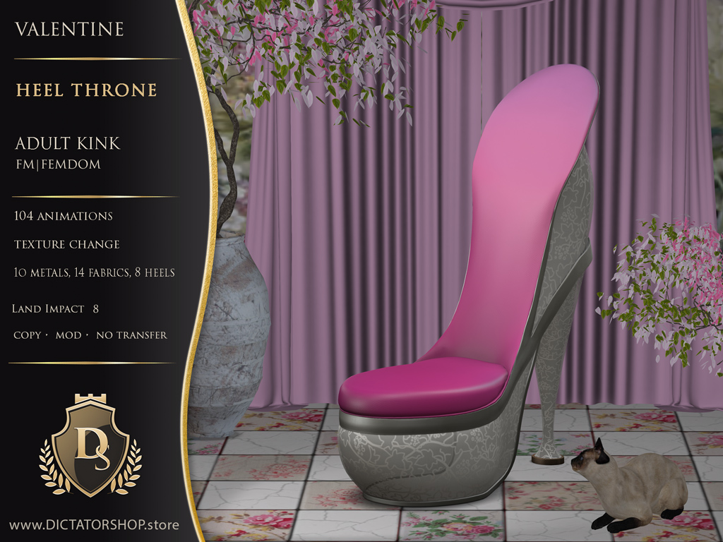 Valentine - Heel Throne Femdom