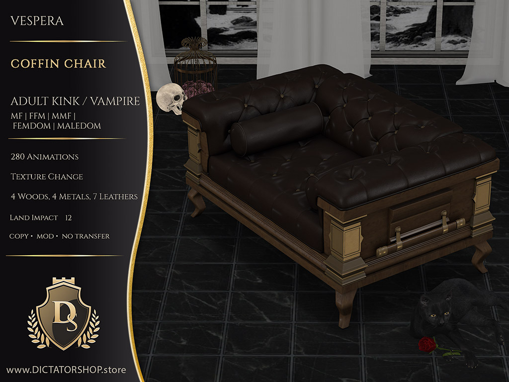 Vespera - Coffin Chair Vampire Trio