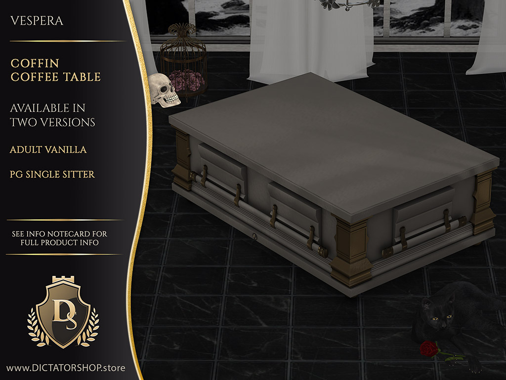 Vespera - Coffin Coffee Table