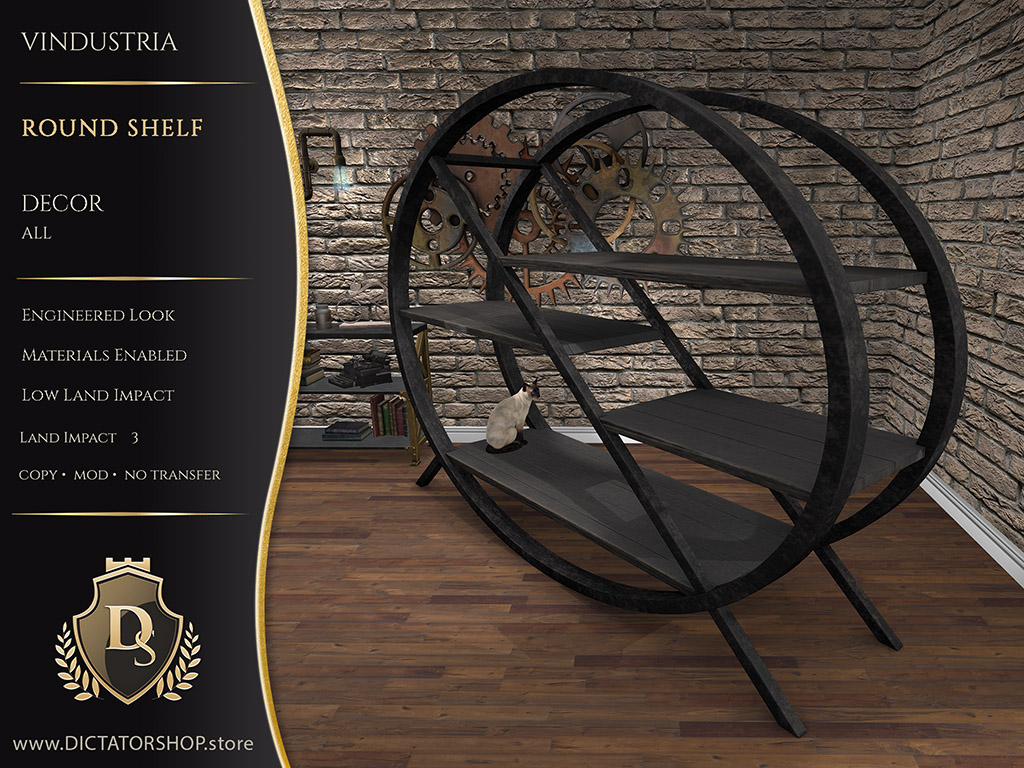 Vindustria - Round Shelf