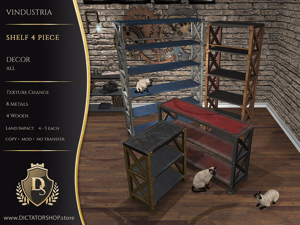 Vindustria - Shelf 4 Piece Fatpack