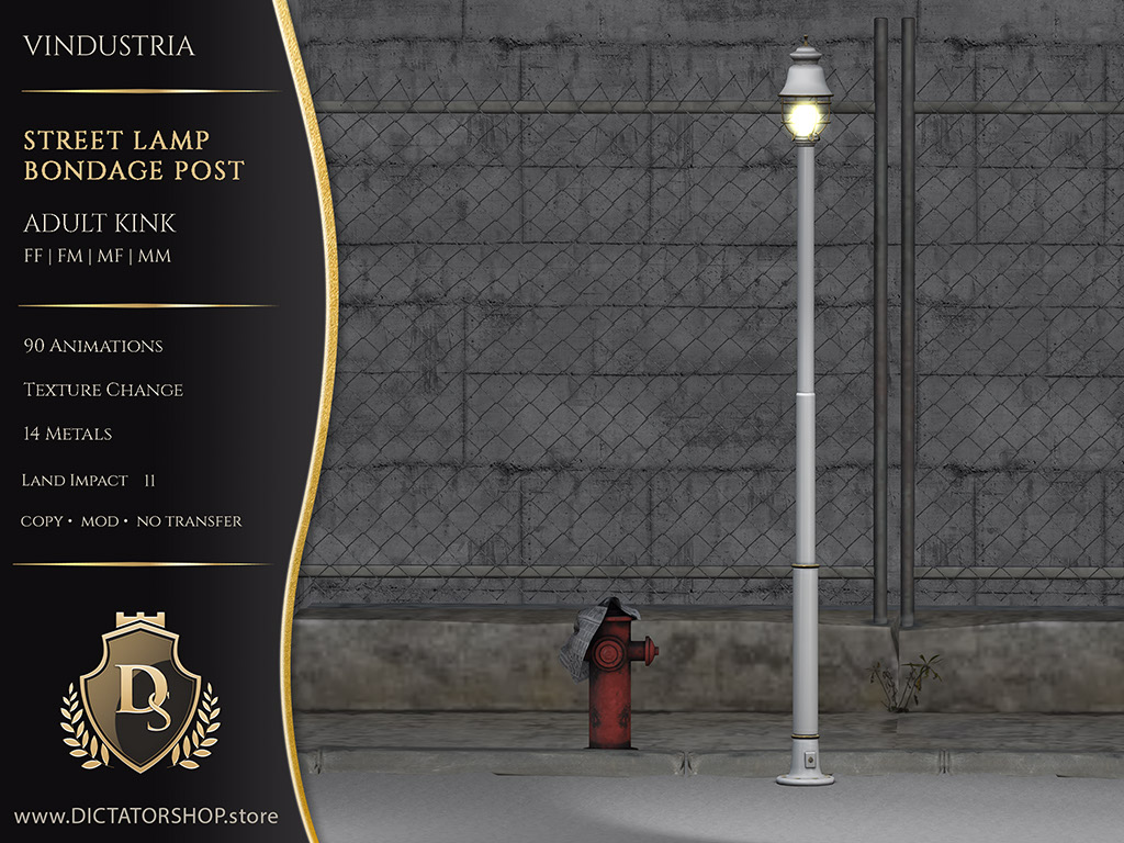 Vindustria - Street Lamp Bondage Post AV Threesome