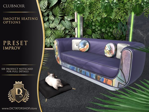 ClubNoir Smooth seating shown in Improvisation 19